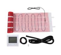 Mavaol Estera calefactora de Suelo de Rejilla de 6㎡ con termostato de Almohadilla calefactora eléctrica de Papel de Aluminio Autoadhesivo Control WiFi