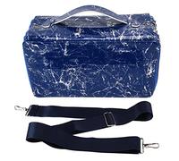Mavaol Estuche para lápices de Gran Capacidad, Tela Oxford Duradera, Mango portátil para Viajes de Oficina y Escuela (Azul)