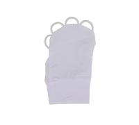 Mavaol Guantes de golf con protección solar de seda helada, protectores elásticos blancos para hombres y mujeres (L Left Hand)