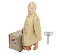 Mavaol Juguete de Viajero Que Camina, decoración nostálgica de relojería Retro, hojalata