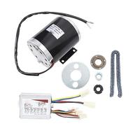 Mavaol Kit de conversión de bicicleta eléctrica 12V500W ZY1020 Controlador de motor Rueda T8F Rueda dentada 116T 8F Juego de conectores de conector de triciclo de cadena