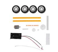 Mavaol Kit de Juguete Educativo DIY Gear Drive Car para el Aprendizaje de matemáticas y física de los niños