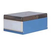 Mavaol KW-trio Portatarjetas Azul Caja de Almacenamiento práctica y práctica de Gran Capacidad para Oficina