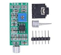 Mavaol Módulo de detección de Sonido, núcleo de Amplificador operacional Premium, Ganancia Ajustable, Salida de Canal, diseño Compacto para parlantes, computadoras, Auriculares,