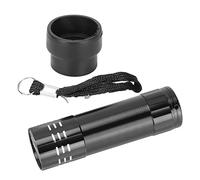 Mavaol Probador de Velas para Huevos, 9 Lámparas, Vela para Huevos con Luz fría Segura y Cordón para Pollos, Gansos, Grullas, Codornices, Patos, Negro