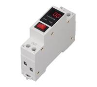 Mavaol-Protector de autorecuperación sobre Corriente, Dispositivo de protección monofásico, Interruptor Manual de retardo Digital de Carril DIN, AC185V-300V 16A