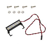 Mavaol RC 4LED Lámpara de techo súper brillante Barra de luz de 55 mm para Traxxas 1/16 Teton 1/16 Summit 1/16 E-Revo