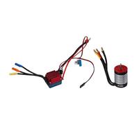 Mavaol RC Motor ESC Set Water Proof 2838 Brushless Motor with 35A Brushless ESC for 1/14 1/16 1/18 RC Car Upgrade Parts (4500KV)