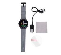 Mavaol Reloj Inteligente Deportivo con diseño Elegante, batería de Larga duración y Materiales duraderos para Correr y Hacer Senderismo. (Gris Negro)