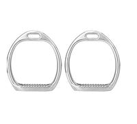 Mavaol Silla de Montar a Caballo con Almohadilla de estribos de Aluminio Ligera para niños, Soporte cómodo Antideslizante para Jinetes jóvenes