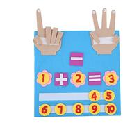 Mavaol Tablero Ocupado para niños pequeños, Entrenamiento de Suma y resta para Autismo, educación de Fieltro, Juego Montessori, Colores Brillantes, Tablero Ocupado con números, Adecuado