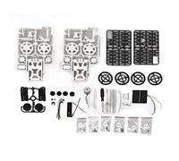 Mavaol Vehículo Educativo de Escalada 4WD con energía Solar, Coche de Bloques de construcción, Juego de Juguetes DIY para niños