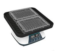 Mavdecll Agitador De Laboratorio SK-3D, Agitador Orbital Oscilador con Pantalla Digital, Velocidad Ajustable De 10 a 80 RPM, Mesa De Vibración con Ángulo De Inclinación De 10°