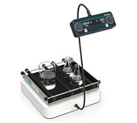 Mavdecll Agitador Orbital De Tipo Dividido, Mezclador Digital De Laboratorio, Velocidad Ajustable De 40 a 200 RPM, Control De Tiempo De 1 Min a 23 H 59 Min, Bandeja Universal con Varillas De Ajuste