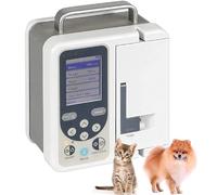 Mavdecll Bomba de infusión Veterinaria portátil, infusión intravenosa Ajustable y de Alta precisión con Pantalla LCD de 2,8 Pulgadas, caudal KVO: 1 ml/h, para Perros, Gatos y Mascotas