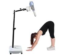 Mavdecll Soporte Giratorio Eléctrico para Terapia De Terahercios, Ajuste De Altura De 70-130 Cm, Giratorio 360°, para Tratamientos De Pie, Sentado O Acostado, Resistente Y Estable