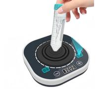 Mavdecll VM-400/VM-400Max Agitador Vorticial Ultradelgado, Estrella De Inducción Láser, Mini Agitador De Líquidos De 100-3000 RPM, Pantalla Digital LED, para Diversos Matraces, Tubos Y Botellas