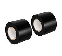 Maveek 2 rollos cinta eléctrica 50 mm* 15 m negro silicona impermeable reparación aislamiento cinta