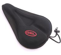 Maveek Funda de gel para asiento de bicicleta, extra cómoda, suave, de gel, para sillín de bicicleta, color negro