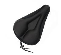 Maveek - Funda de gel para sillín de bicicleta, extra suave, para bicicleta de carretera y bicicleta de montaña, color negro