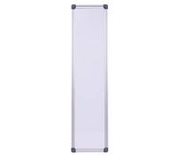 Maven Pizarra blanca delgada de borrado en seco lista de tareas estrecha mini pequeña pared de oficina portátil magnética alta borrado en seco marco de pizarra blanca 7.9 x 31.5 pulgadas | 20 cm x 80