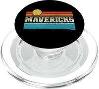 Mavericks California Retro Sunset Surf Trip I Love Surfing PopSockets PopGrip para MagSafe