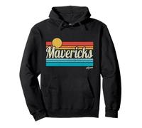 Mavericks California Retro Sunset Surf Trip I Love Surfing Sudadera con Capucha