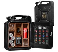 Maverton Whisky Mini Bar Cabinet 20 l - Gabinete de Bar Personalizado con Clave - Compacto para Viajes- Regalos Originales para Hombre Padre Amigo Abuelo Marido Jefe Día del Padre
