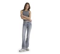 Mavi Bella Mid-Rise Jeans, Gris Cepillado Str, 33W / 36L Women's