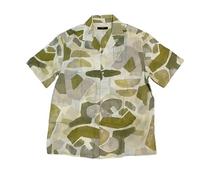 Mavi Camiseta Impresa Camisa, Verde, L para Hombre