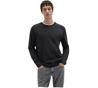 Mavi Hombre Crew Neck Sweater Pullover, Dark Anthracite Melange, XS