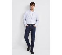 Mavi Hombre Stripe Shirt Camisa, Vintage Indigo Stripe, L