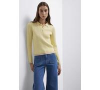 Mavi Jersey de Cuello Alto para Mujer, Rosa néctar a Rayas, XS