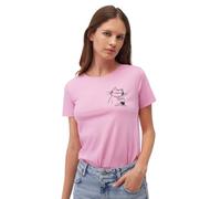 Mavi Mujer Cat Drink tee T-Shirt, moonlite Mauve, M