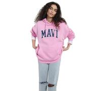 Mavi Mujer Logo Hooded Sweatshirt Jersey, Lilac C, M