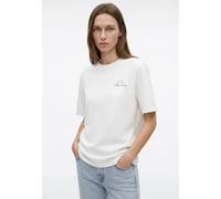 Mavi Mujer Women Printed Tshirt Camiseta, Blanco Antiguo, L