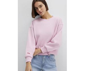 Mavi Mujeres Crew Neck Sweatshirt Jersey, Pink Nectar, XS