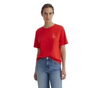 Mavi Mujeres Graphic Tees T-Shirt, Fiery Red, M