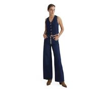 Mavi Mujeres Siena Button UP Jeans, Rinse Denim, 27/36