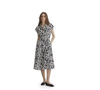 Mavi Mujeres Woven Midi Dress Vestido, Geo Animal Print, M