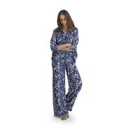 Mavi Mujeres Woven Pants Manguera, Blue Stroke Ditsy Print, XL
