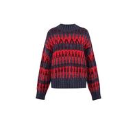 Mavi Señoras Jaquard Sweater Pullover, Goji Berry, L