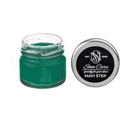 MAVI STEP - Crema para zapatos prémium NCS S 4050-B90G, color verde cazador más profundo, esmalte nutritivo y restaurador de color para cuero liso - 25.1 ml