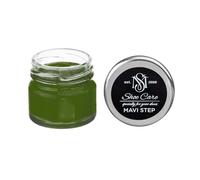 MAVI STEP - Crema para zapatos prémium NCS S 5540-G40Y, aceite de hollín y abrillantador nutritivo y restaurador de color para cuero liso - 25.1 ml