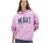 Mavi Sudadera con Capucha Logo para Mujer, Lilac C, L