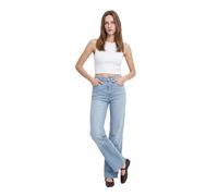 Mavi Vaqueros Bella Mid-Rise para Mujer, Color Humo Claro, 25/51