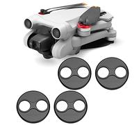 Mavic Mini 3 4 Pro Tapa del Motor de Aluminio Cubierta Protectora para DJI Mini 4 Pro/Mini 3 Pro Accesorios de Drone Funda Impermeable a Prueba de Polvo Conjunto Protector de 4 piezas (Negro)