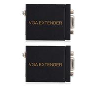 Mavis Laven VGA Extenders 60M VGA RJ45 Extender Señal VGA a RJ45 Signal Extender Transmisor CAT-5/6 Adaptador de Cable Ethernet