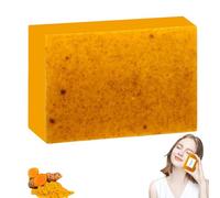 Mavrik Beauty Soap, Agicea Turmeric & Kojic Acid Brightening Soaps, Organic Turmeric Bar Deep Cleansing, Lemon Turmeric Soap Bar For Face And Body, Moisturizing Deep Cleansing (1PCS)
