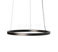 Mawa Berliner Ring, lámpara de suspensión LED Downlight, anillo bronce/florón bronce - ø120 cm/30 cm - downlight - regulable corte de fase - 81 W